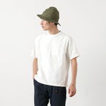 Short Sleeve Inverse Weave T-Shirt,White, swatch