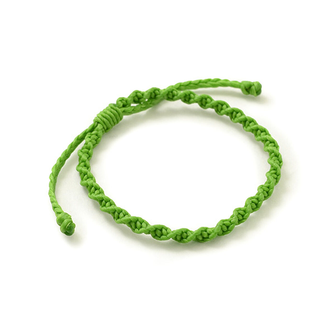 Wax Cord Bracelet,Green, large image number 0