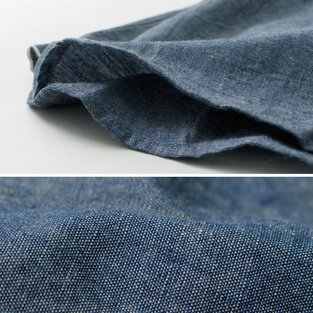 Selvage Chambray S/S Button Down Shirt,, large image number 6