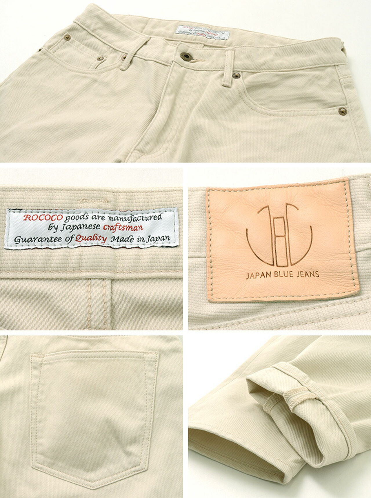 Tapered 5P Pique Pants,, large image number 8