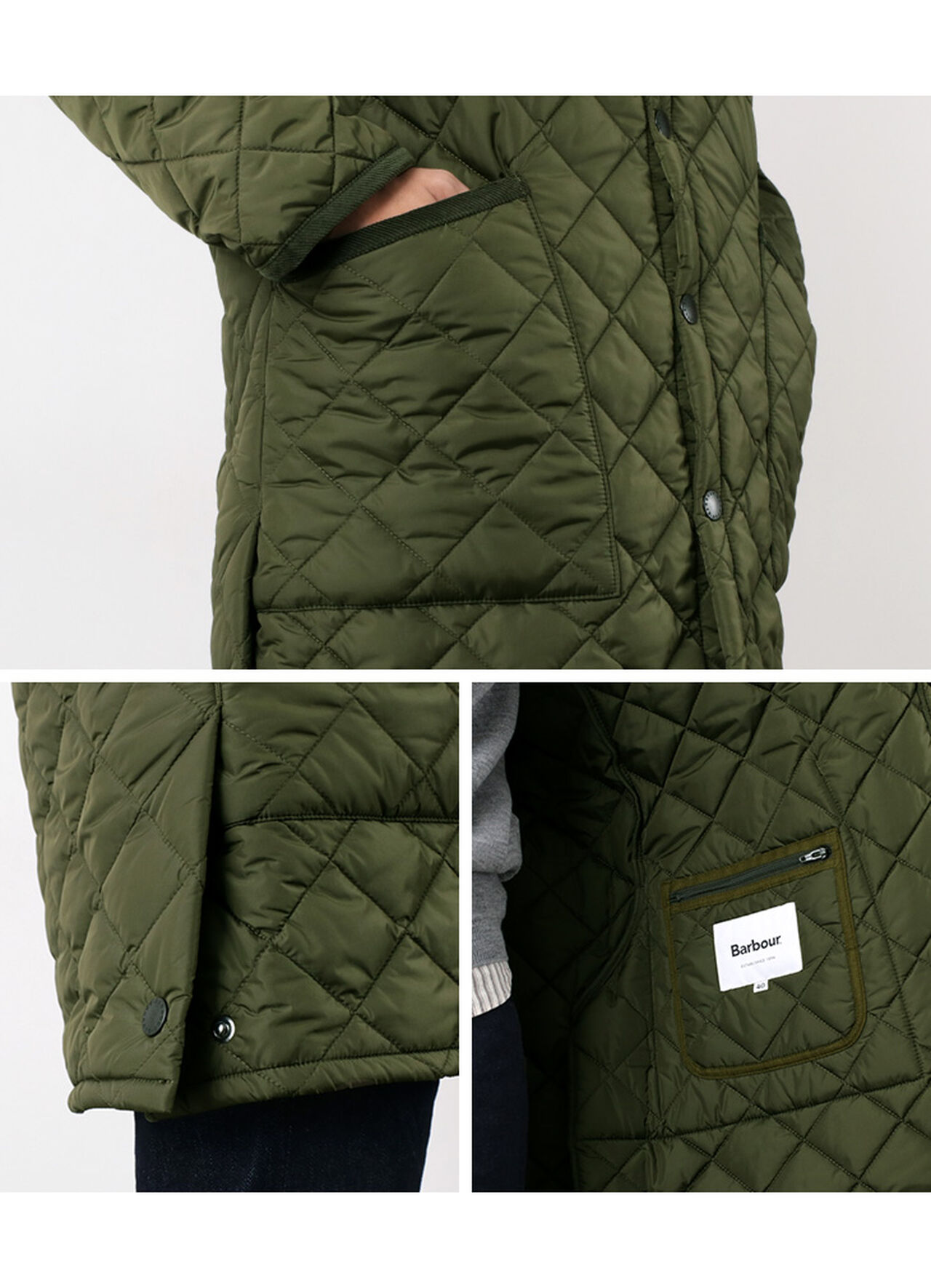 Ritzdale long nylon quilted jacket,, large image number 7