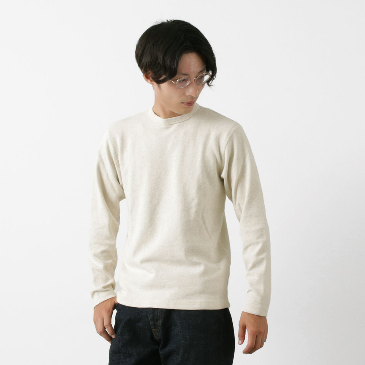 Heavy Spun Milled Long Sleeve T-Shirt,, large image number 14