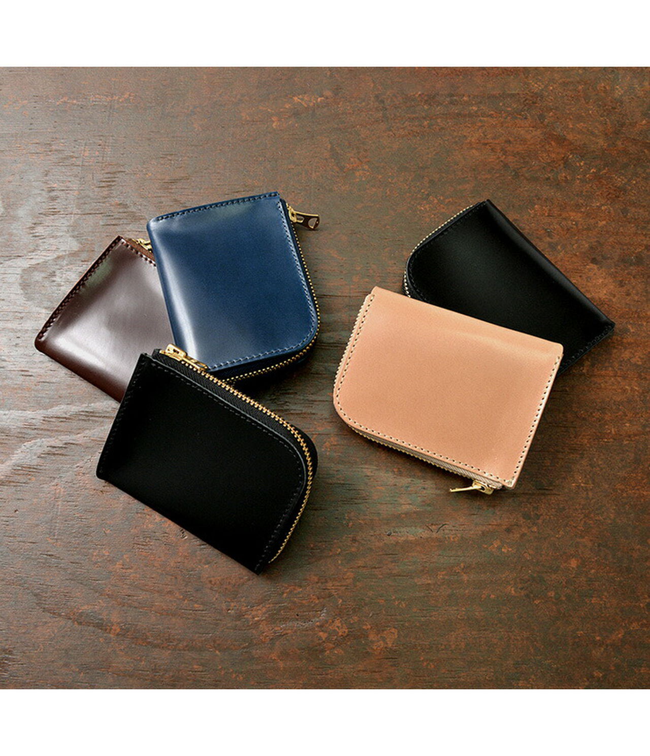 Color custom L-shaped zipper mini wallet,, large image number 3