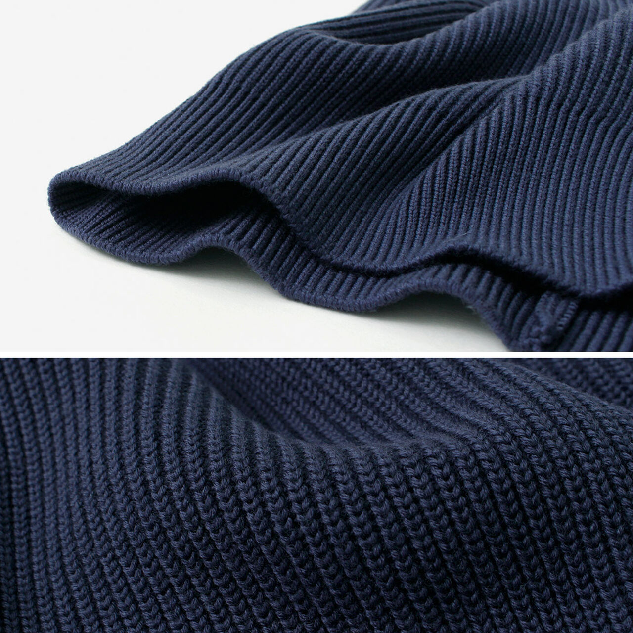 Extra Fine Wool Ribbed Knit Pullover,, large image number 6