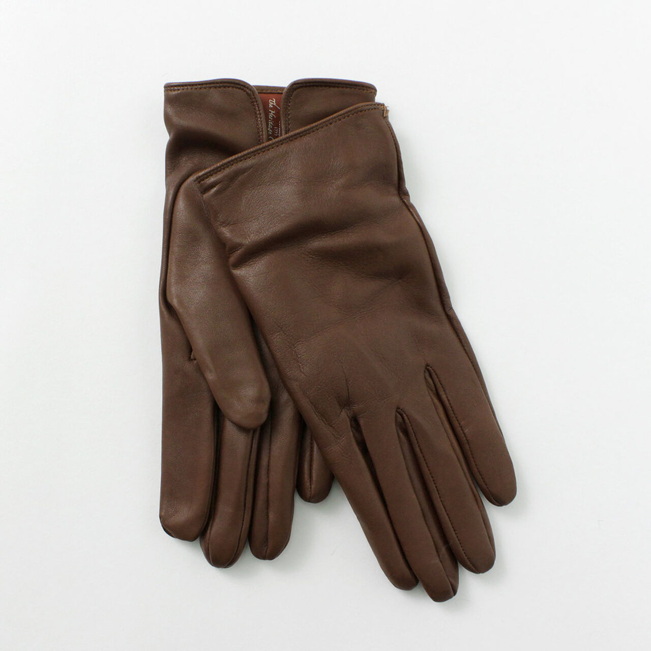 Bisley / Cashmere-lined leather gloves,EnglishTan_Black, large image number 0