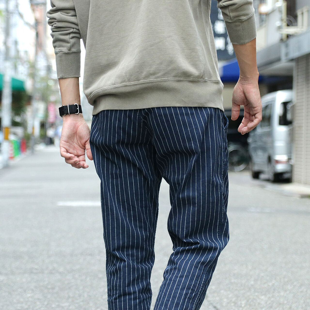 RJB1620 Special order Wide tapered chino stripe,, large image number 11