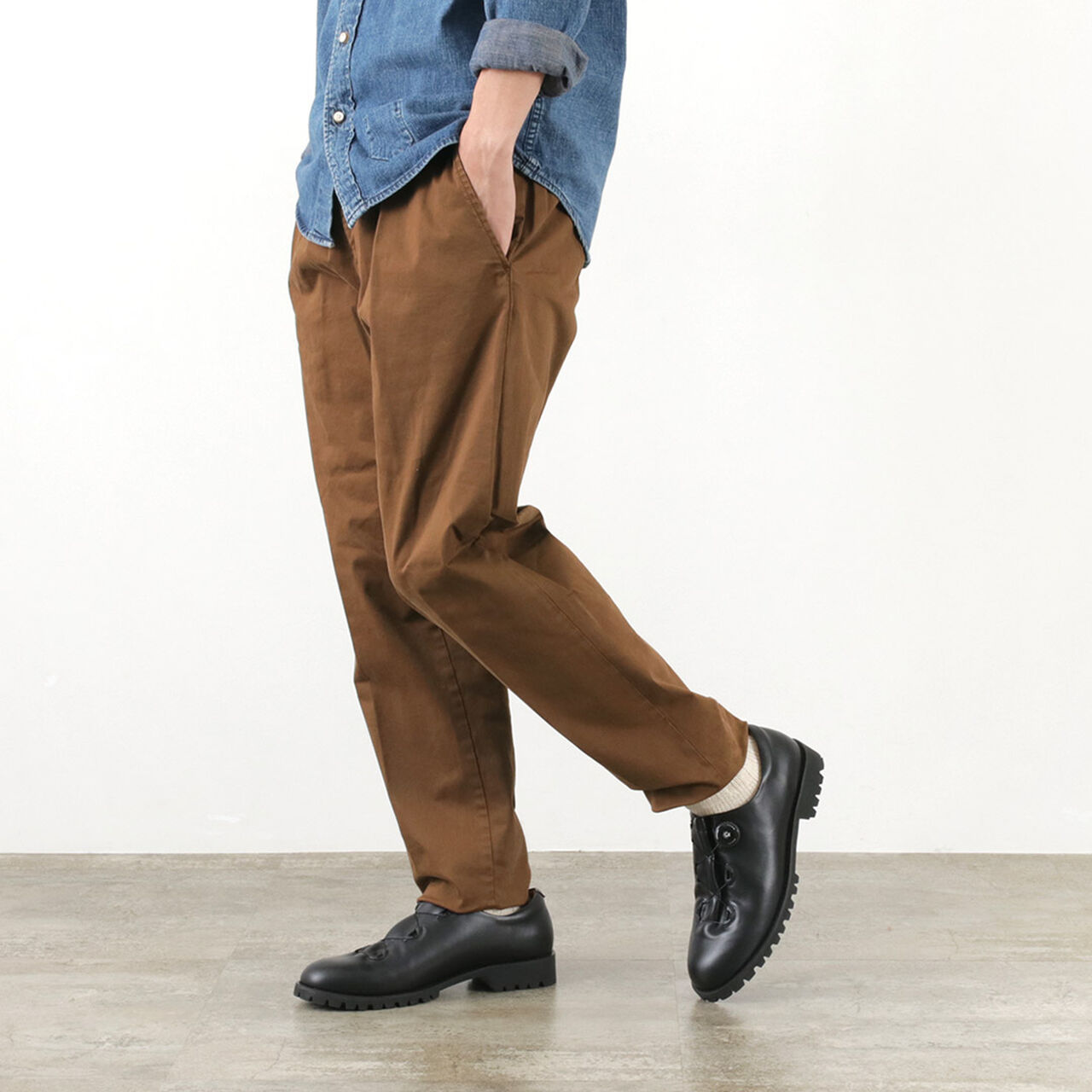 PERFECTION Peach Touch Tapered Easy Pants Slacks Trousers
