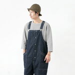 Overalls / 10oz Non-Faded Denim,Navy, swatch