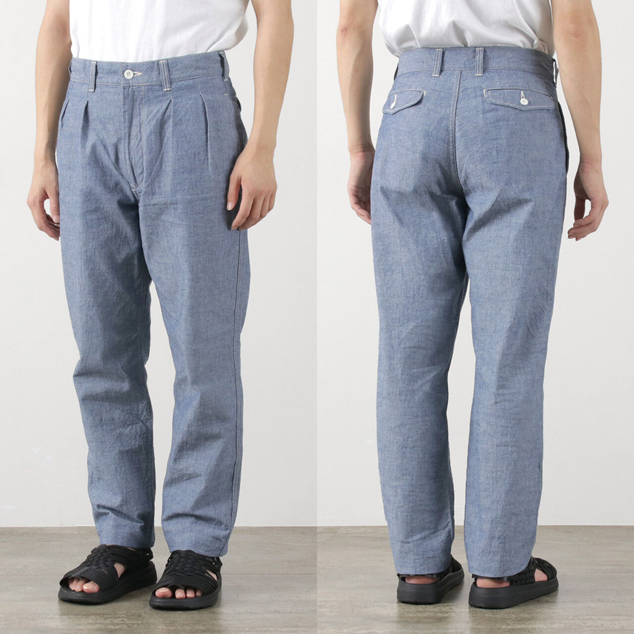 F0528 M52 Chambray trousers,, large image number 11