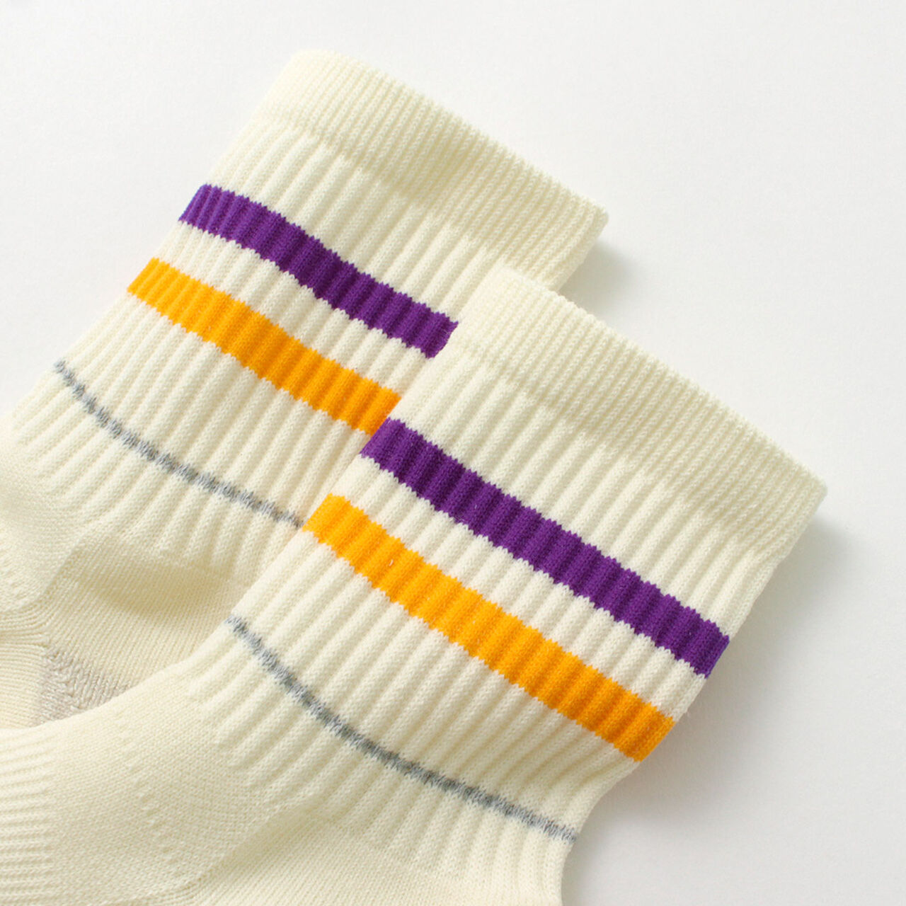 All Rounder 2 Stripe Merino Crew Socks,, large image number 10