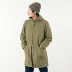 Men's Hooded Coat,Green, swatch