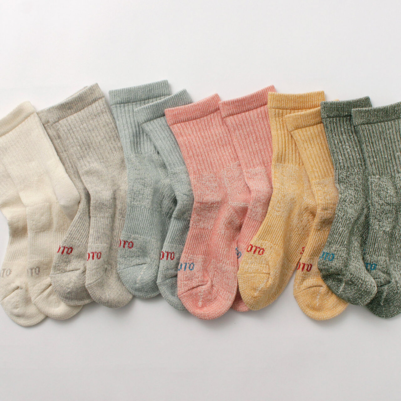 Double Face Mini Crew Socks Organic Cotton,, large image number 8