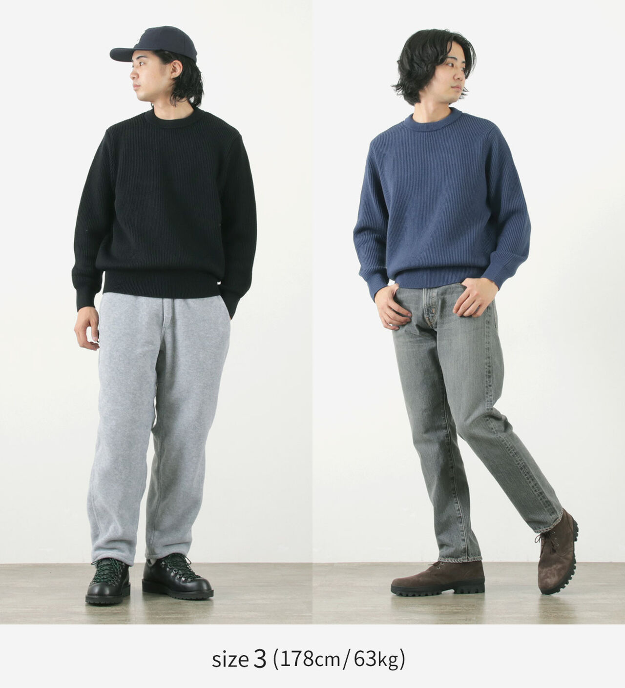 Extra Fine Wool Ribbed Knit Pullover,, large image number 4