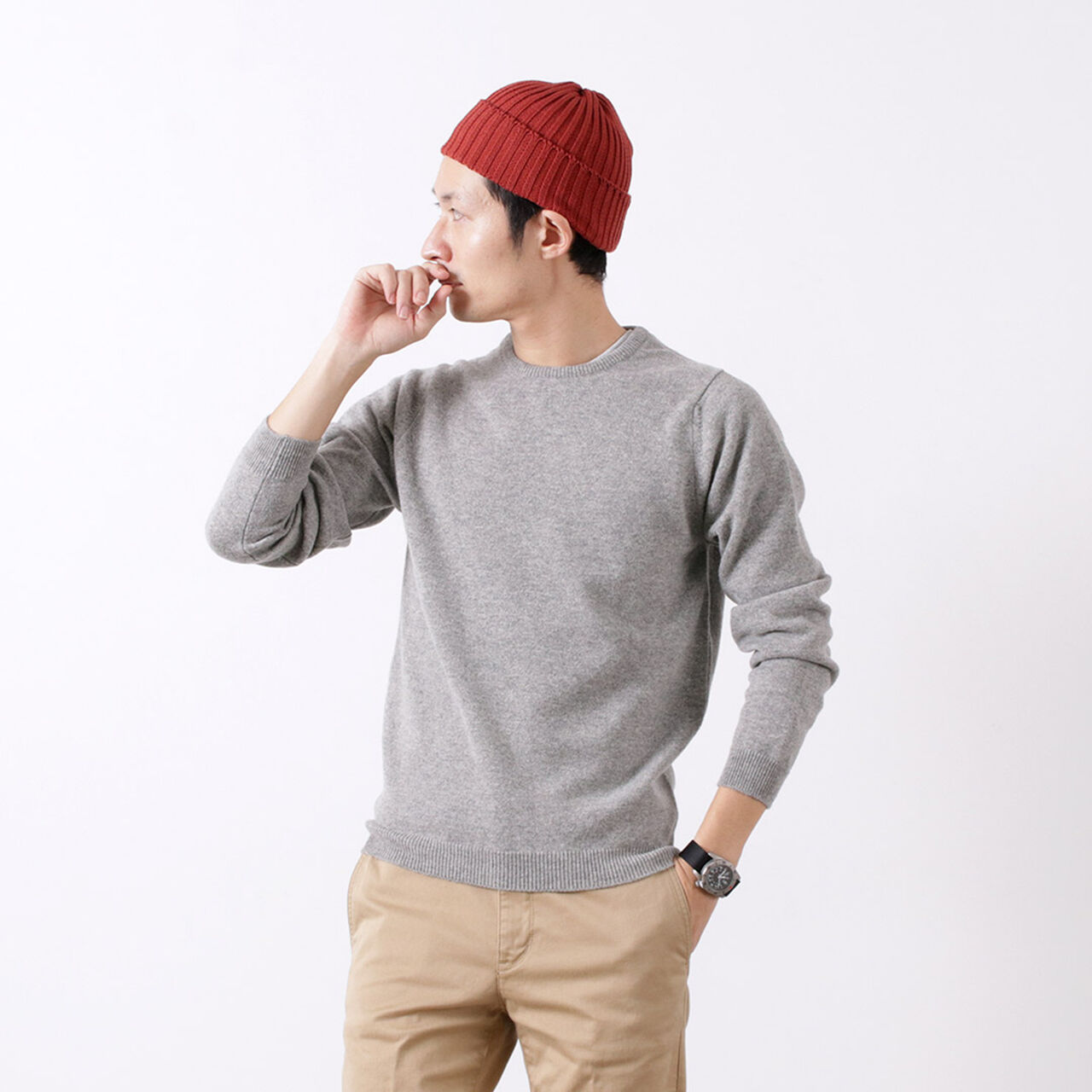 Lambswool crew neck knit,, large image number 12