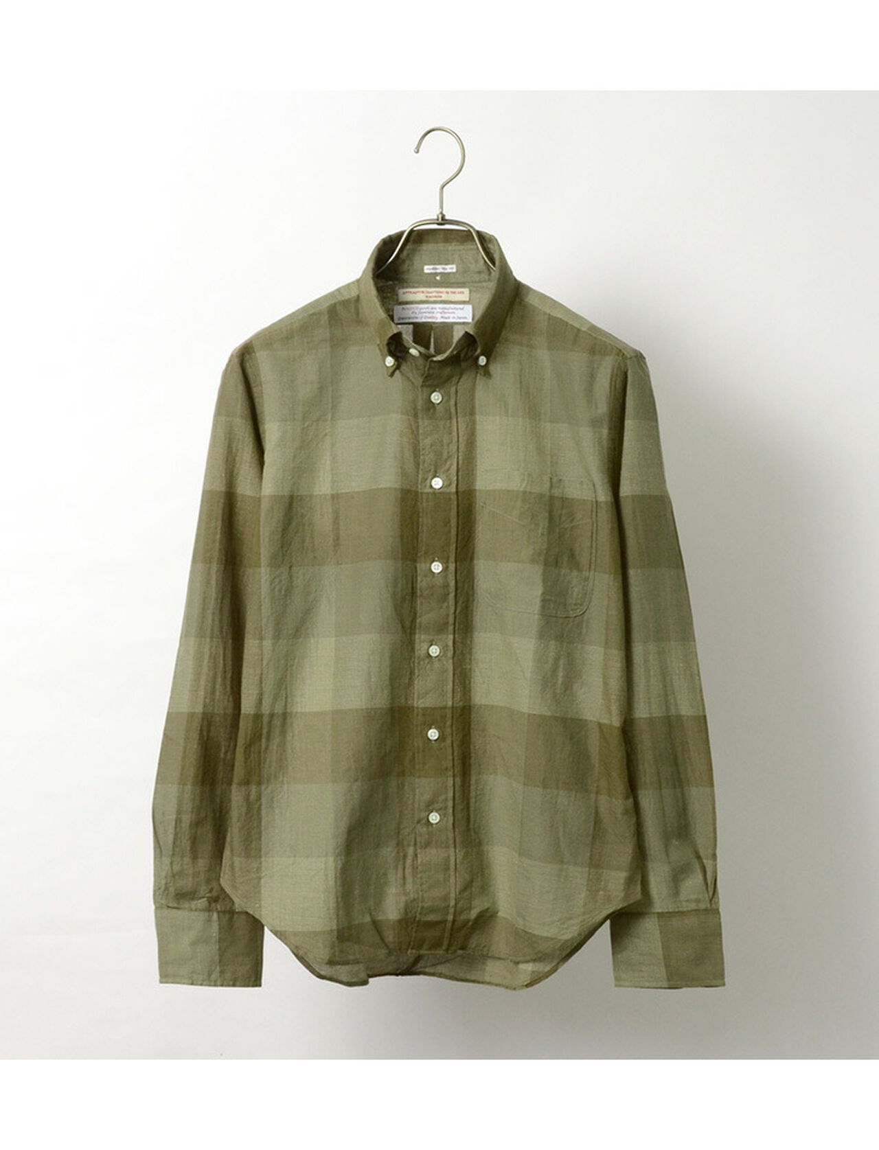 Block Check Long Sleeve Button Down Shirt,, large image number 2