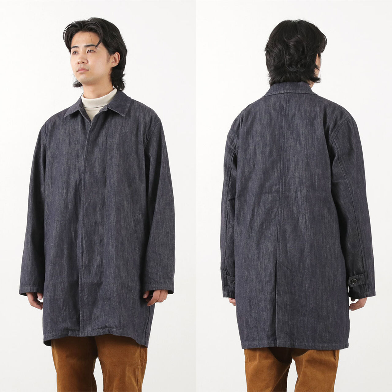 F2437 Denim bask coat,, large image number 11