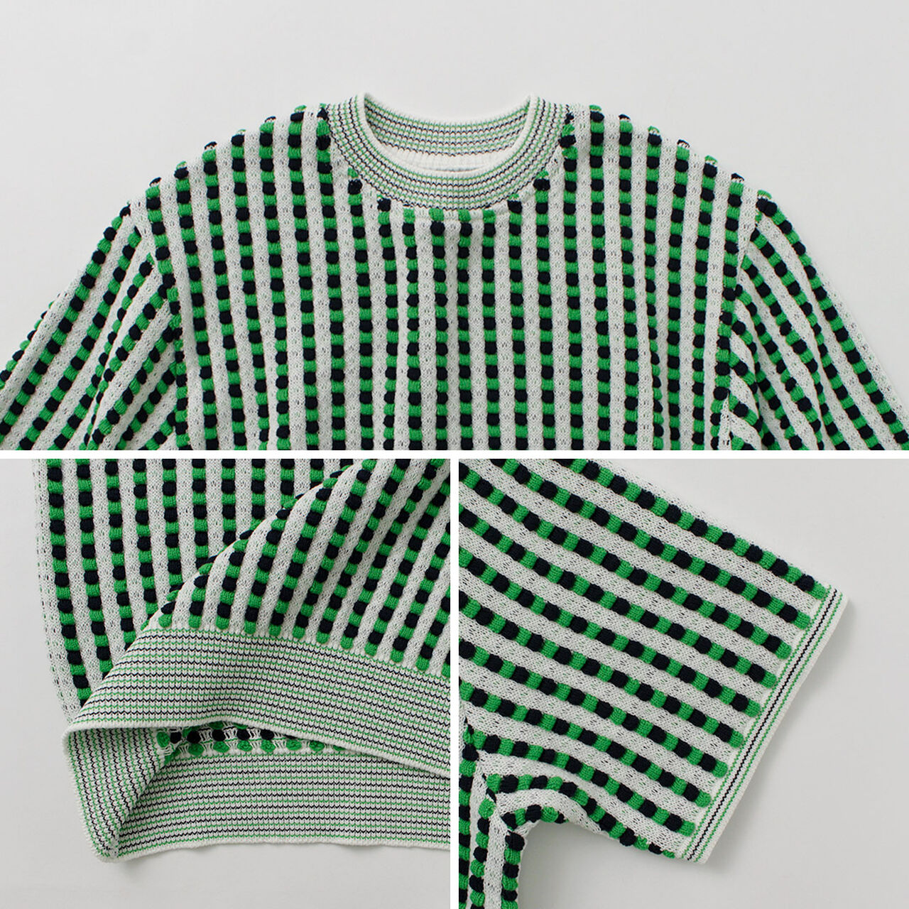 Retro Wave Knit Pullover,, large image number 13