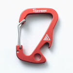 Colour special order Shark tail carabiner,Red, swatch