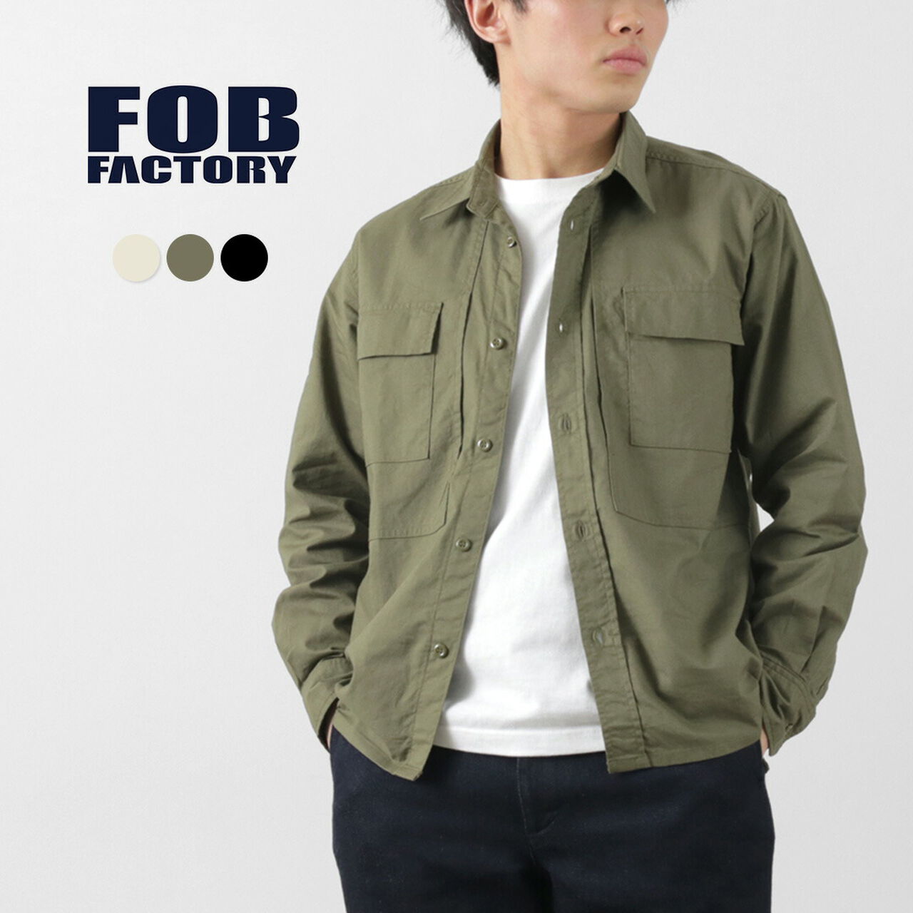 F3498 Long sleeve field shirt,, large image number 1