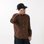 80SQR Removable Shirt,Brown, swatch