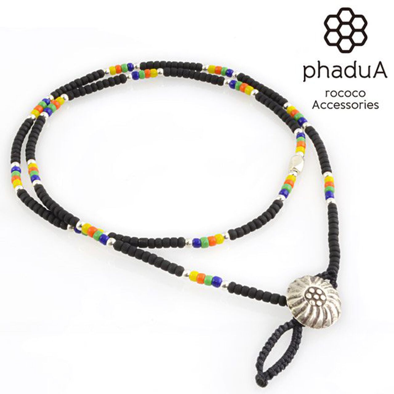 Native beaded necklaces, anklets and bracelets,Black, large image number 0