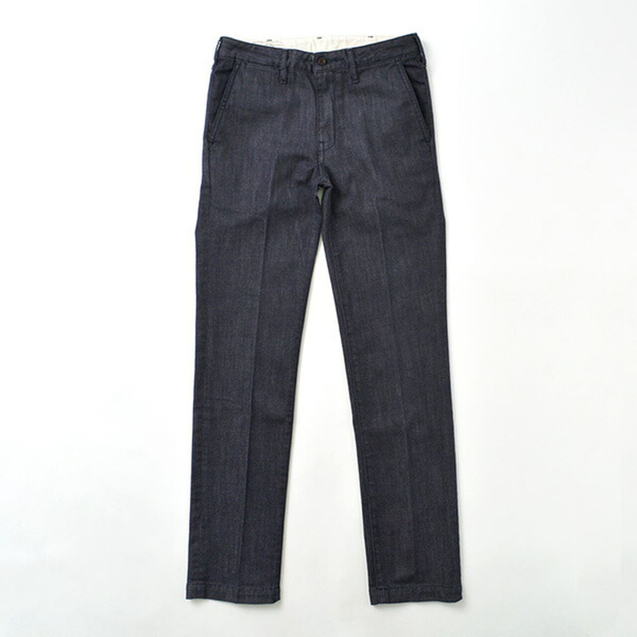 Shin Denim Slim Tapered French Work Trousers,, large image number 0