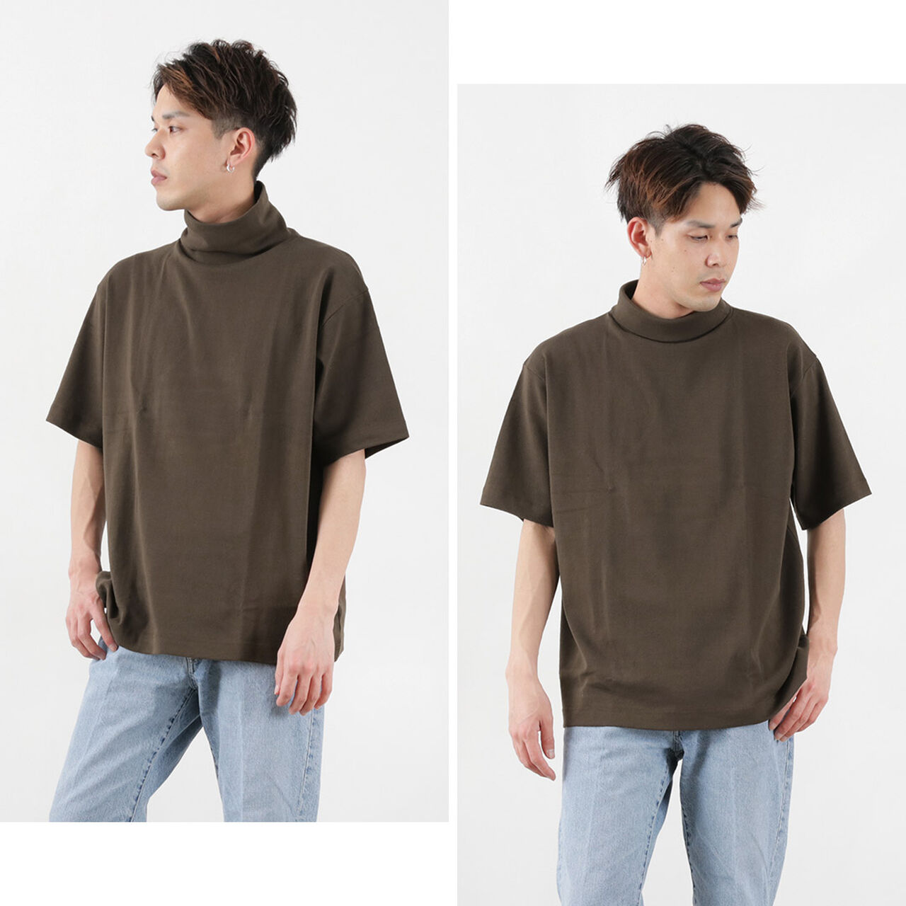 Squalo turtleneck relaxed fit t-shirt,, large image number 9