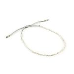 Karen Silver Beads Single Cord Bracelet,Silver, swatch
