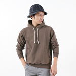 Heavy Pullover Hooded Sweatshirt,Brown, swatch
