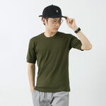 Cotton milling Crew neck T-shirt,Green, swatch