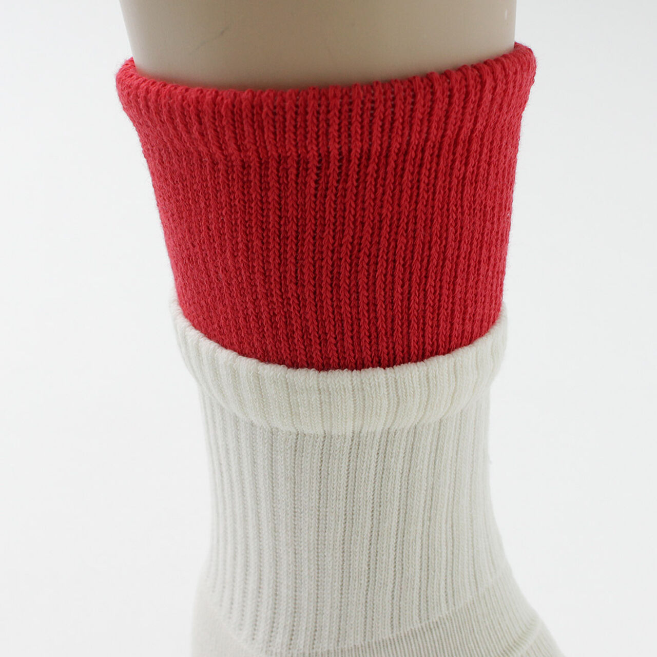 R1421 Organic cotton double layer crew socks,, large image number 8