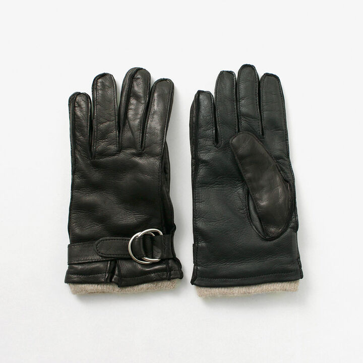 Men's Touch Lambskin Ring Belt Gloves