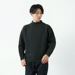High Neck Sweater,Charcoal, swatch