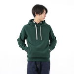 Inverse Weave Pullover Hoodie Sweatshirt,Green, swatch