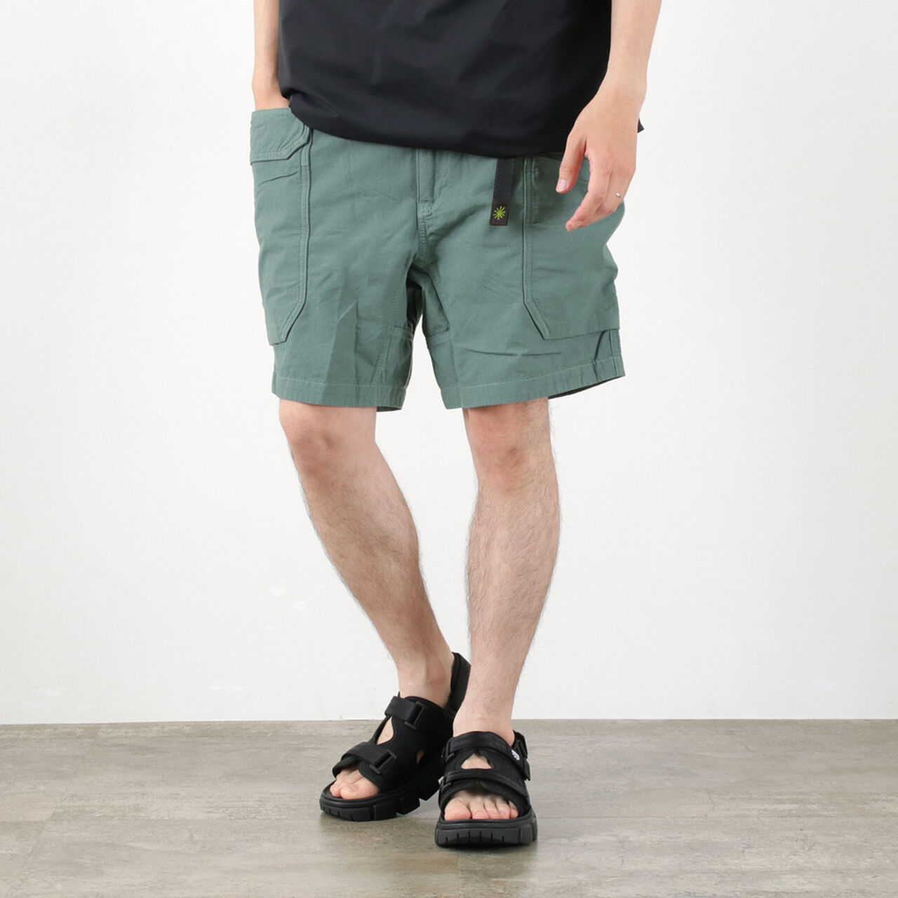 Ultimate Shorts Hemp Cotton Recycled Polyester Weather Cloth,JadeGreen, large image number 0