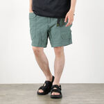 Ultimate Shorts Hemp Cotton Recycled Polyester Weather Cloth,Green, swatch
