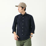 American Ox Classic Button Down Shirt,Navy, swatch