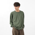 TOUGH-NECK Long Sleeve T-Shirt,Green, swatch