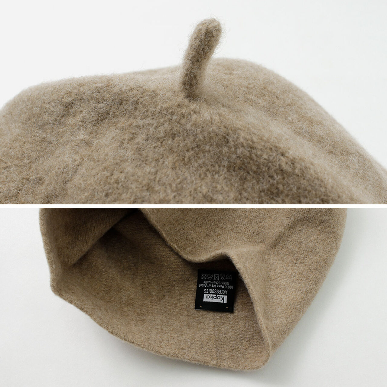 Pure Merino Roll Up Beret,, large image number 8