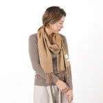 Solid cashmere scarf,Multi, swatch