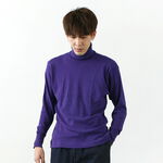Elefante Turtleneck Relaxed Fit Cashmere Blend knitted sweatshirt,Purple, swatch