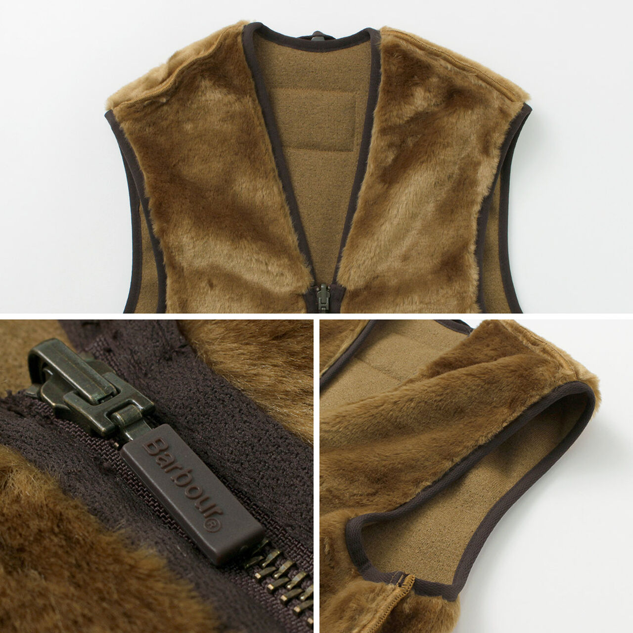 Warm Pile Waistcoat Zip-in Liner,, large image number 13