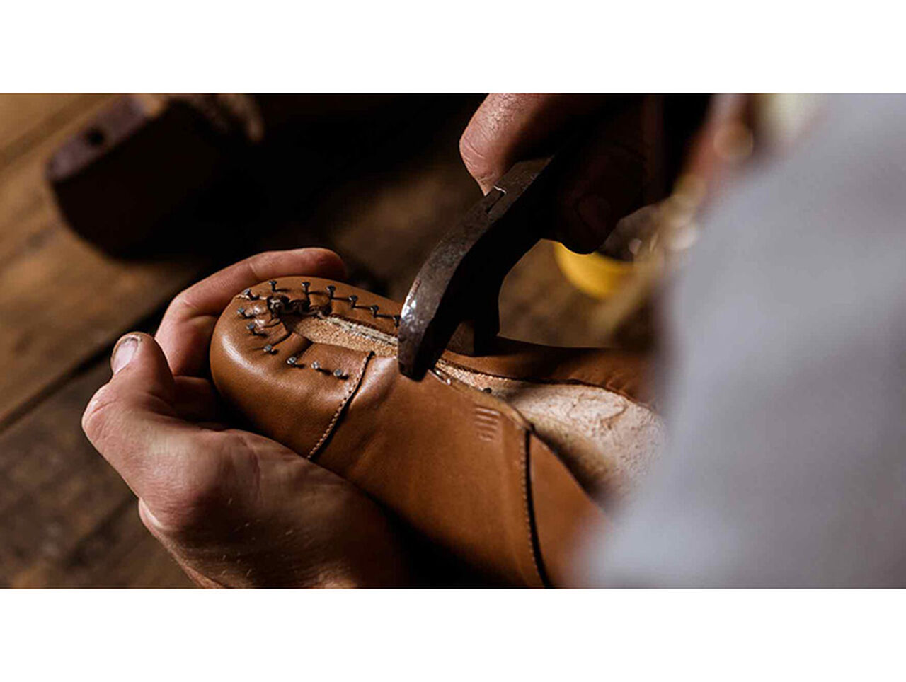 15078 Heavy Stitching Moc Toe Leather Shoes,, large image number 7