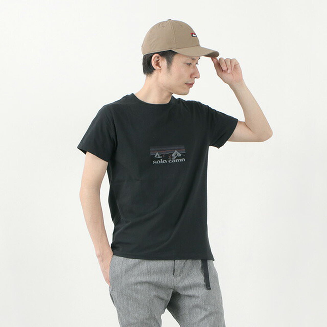 Custom LW T-Shirt (SOLO CAMP),Black, large image number 0
