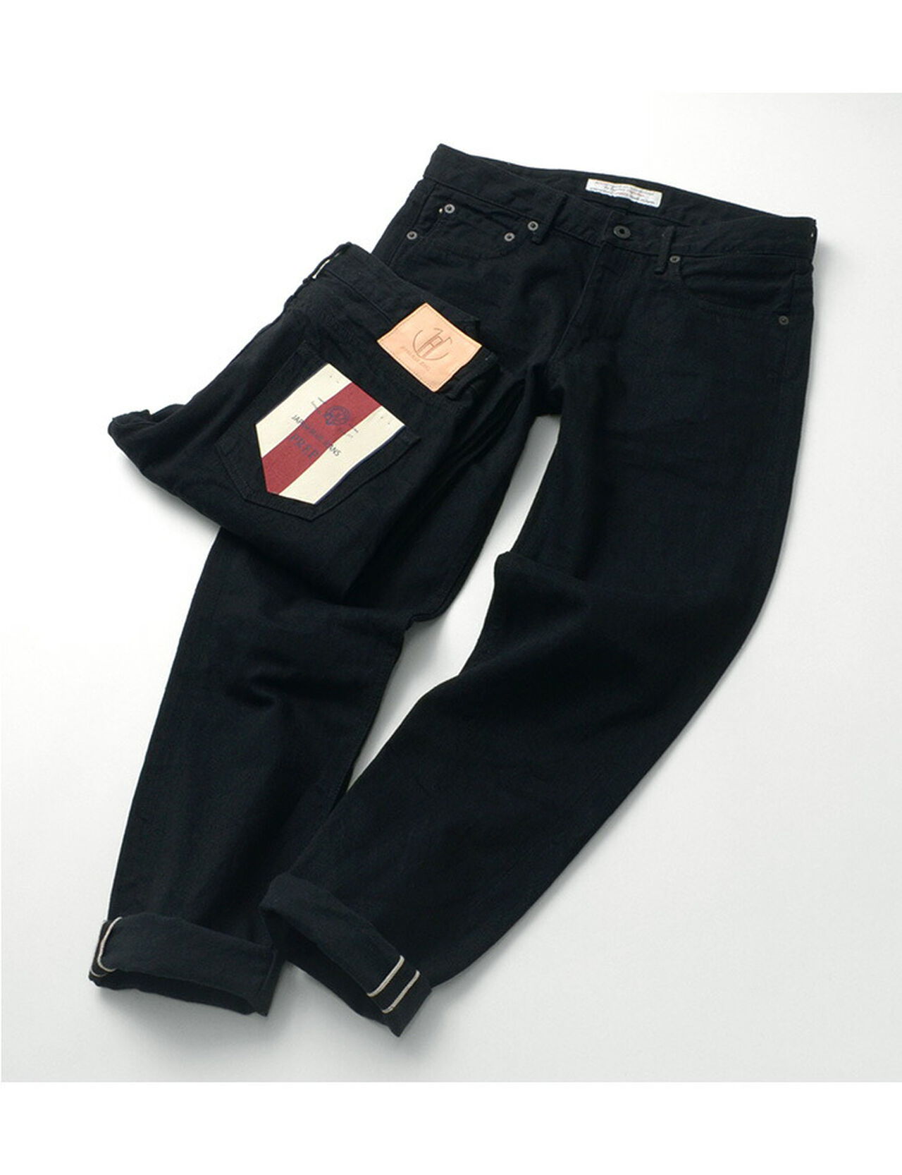 Prep 12oz Selvich Full Black Jeans,, large image number 8