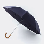 Malacca handle Folding umbrella for rain,Navy, swatch