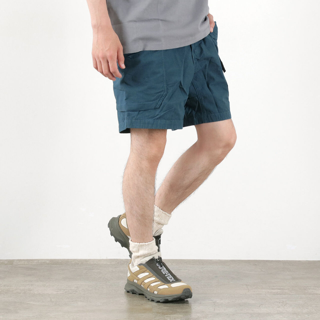 Ultimate Shorts Hemp Cotton Recycled Polyester Weather Cloth,NavyPeony, large image number 0