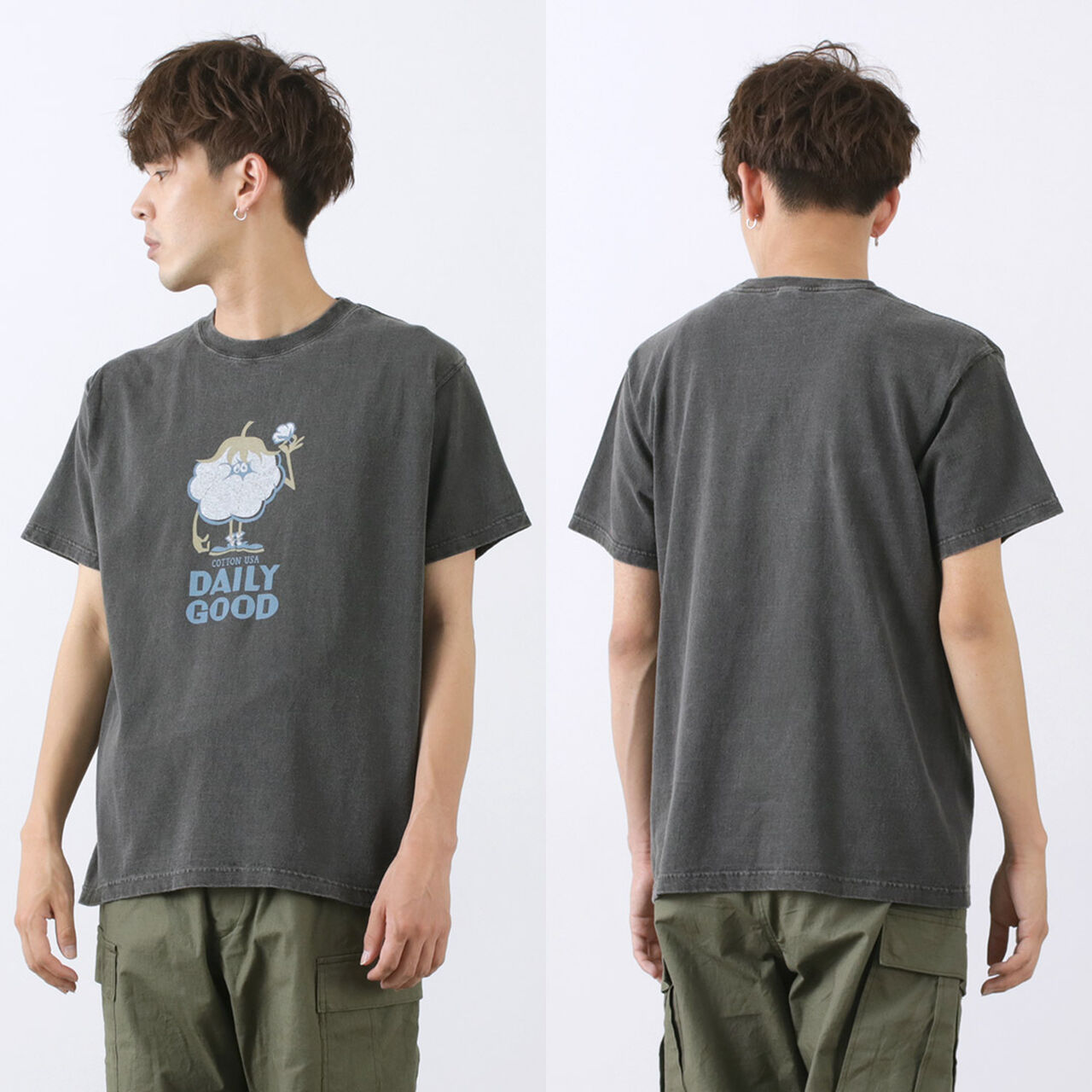 Cotton Monster Short Sleeve T-Shirt,, large image number 7
