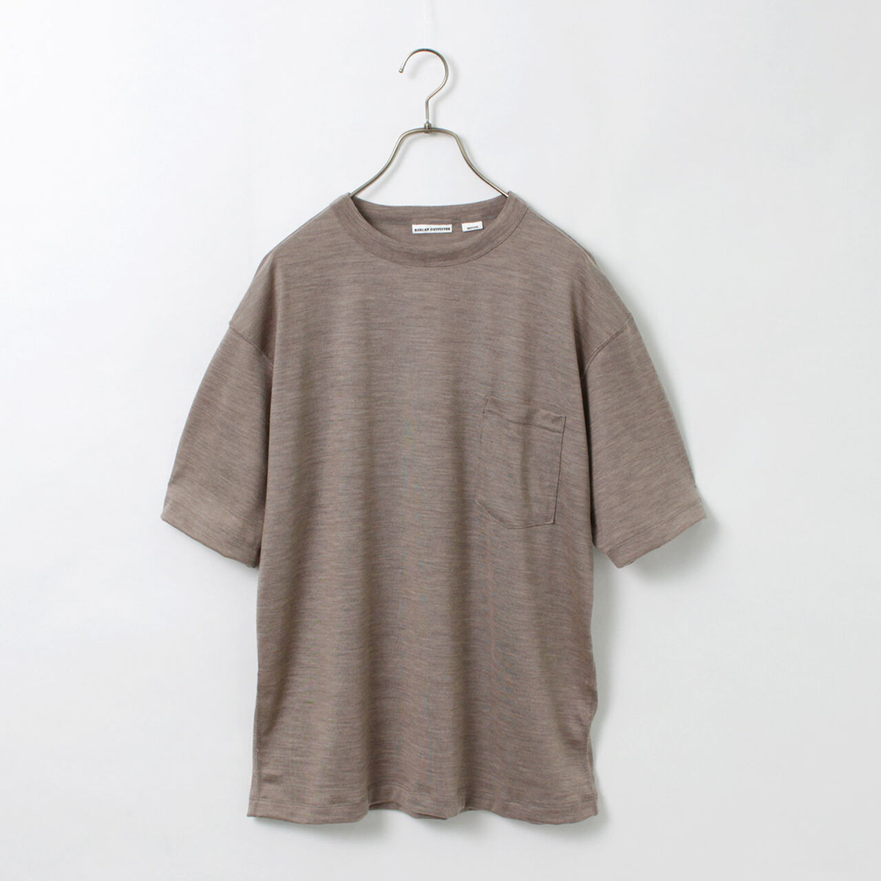 Short Sleeve Merino Wool Pocket T-Shirt,, large image number 3