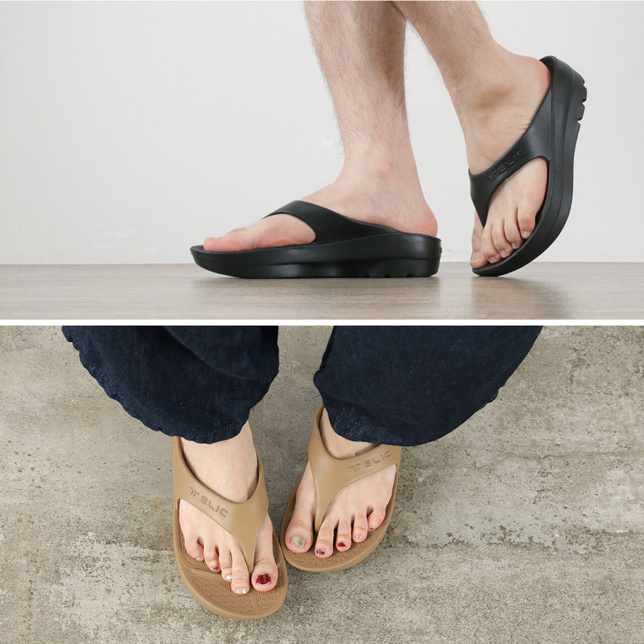 Double Flip Flop Recovery Platform Sandals,, large image number 10